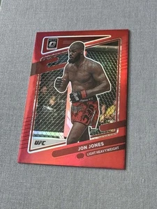 JON JONES 2023 DONRUSS OPTIC RED PRIZM #85 SP UFC GOAT Jon Bones Jones /199 - Picture 1 of 2