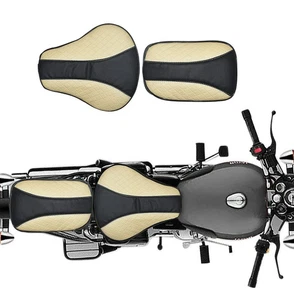Stylish Diamond Cut Design Seat Cover For Royal Enfield Classic 350/500cc @24 - Picture 1 of 5