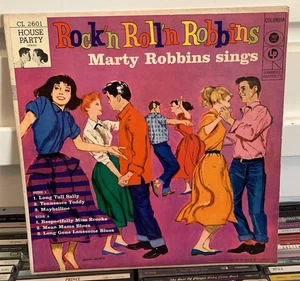 MARTY ROBBINS: Rock'n Roll'n Robbins COLUMBIA 10" LP 33 RPM RARE Rockabilly NICE - Picture 1 of 12