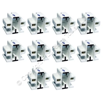 Leviton 26720-200 Compact Fluorescent Lampholder CFL Light Socket GX23 75W 10pcs - Image 1 of 4