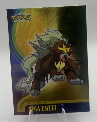 Topps 2001 Pokemon Entei Johto League Champions TV Animation #244 Holofoil - Image 1 of 4