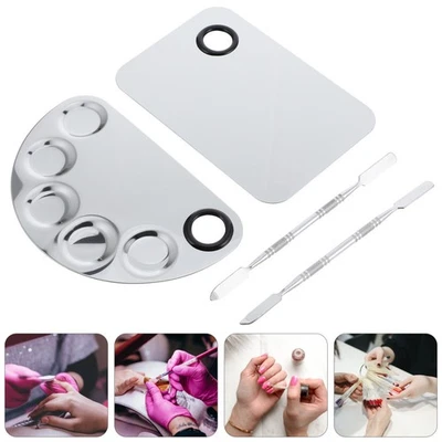 Tavolozze di in acciaio inossidabile da 2 set / 4 pezzi Tavolozze - Image 1 of 4