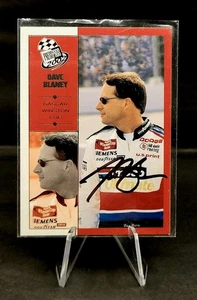 Dave Blaney VINTAGE NASCAR WINSTON CUP AMOCO autographed card 2002 PRESS PASS #2 - Picture 1 of 2