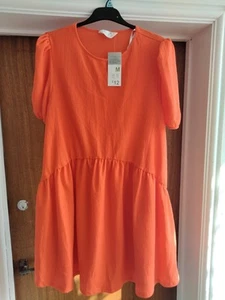 Primark Dark Orange Dress Size 12/14 Never Worn - Picture 1 of 3