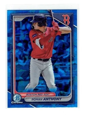 Roman Anthony Rookie 2023 Bowman Chrome Sapphire Edition  BCP-235 (A) - Image 1 of 2