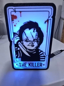 The Killer Chucky Tarot Card Style Lightbox - Picture 1 of 10