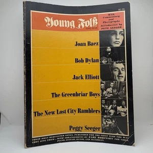 YOUNG FOLK SONG BOOK  1963 Joan Baez, Bob Dylan Good Condition First Printing - Picture 1 of 3