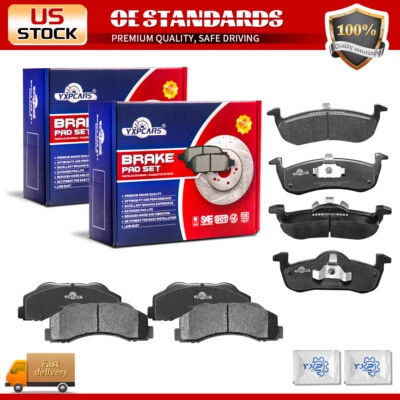 Pastillas de freno delanteras traseras de cerámica para Ford Expedition Lincoln Navigator 2010-2017 Foto 1 de 4