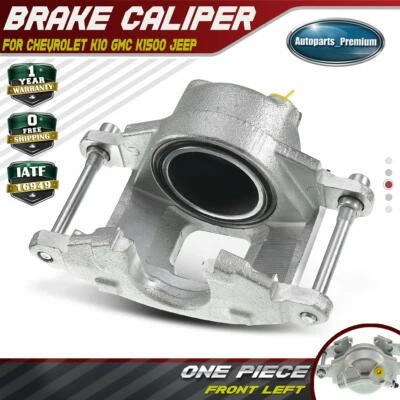 Pinza de freno delantera izquierda para Chevrolet K10 V10 GMC K1500 Suburban Jeep Cherokee Foto 1 de 4