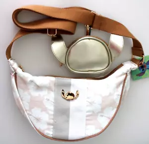 Disney Stitch Tropical Crossbody Hobo Shoulder Bag Purse & Coin Purse Bioworld - Picture 1 of 8