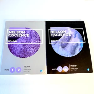Nelson QScience Biology Units 1 2 3 4 Student Textbook Paperback 2018 - Picture 1 of 17
