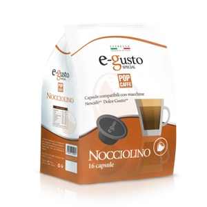 160 Capsule Pop Caffè E-GUSTO Nocciolino compatibile Nescafè Dolce Gusto - Foto 1 di 1