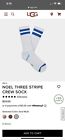 Ugg’s Men’s Noel Three Stripe Crew Socks