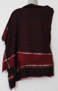 GUCCI GG Logo Authentic Shawl Scarf Silk Wool Viscosa Poliestere Stole - Picture 1 of 10