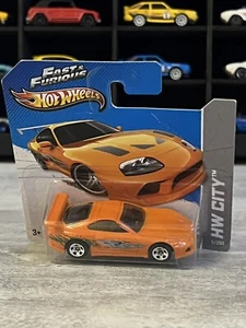 HotWheels Diecast 2013 Fast & Furious TOYOTA SUPRA  Short Card - Picture 1 of 13
