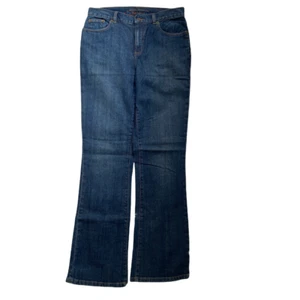 Lauren Jeans Co Ralph Lauren Damenjeans blau mittelhoher Bund Größe 4 gebraucht, in einwandfreiem Zustand - Bild 1 von 10