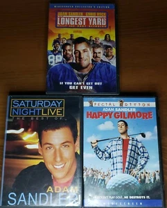 Adam Sandler DVD lot. : Happy Gilmore ( 1996), SNL The Best of...(2003), .... - Picture 1 of 11
