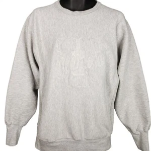 Vintage Illinois Fighting Illini Sweatshirt Mens Size Large 90s Reverse USA - Picture 1 of 8