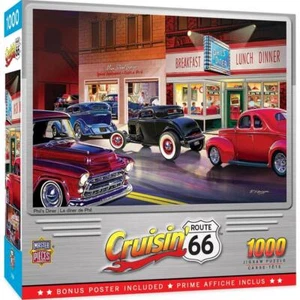 Rompecabezas MasterPieces; Phil's Diner - Serie Cruisin' Route 66; 1000 piezas - Imagen 1 de 2