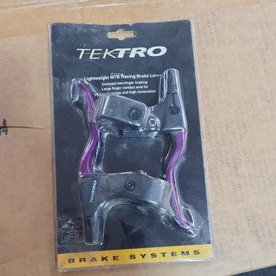 Tektro 363A  Retro MTB/Road Brake Levers, Purple, Good Condition! nos  - Image 1 of 4