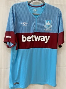 2015/16 Umbro West Ham United Auswärtstrikot Shirt Größe Large - Bild 1 von 9