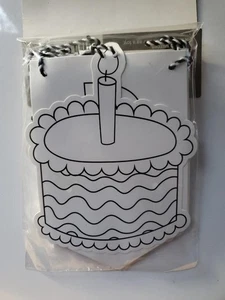 NEU Spritz Farbe im Banner HAPPY BIRTHDAY DIY Färbung Geburtstag Banner 48"L 62"L - Bild 1 von 3