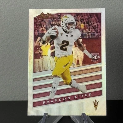2020 Panini Chronicles Draft Picks Absolute Rookies Spectrum #7 Brandon Aiyuk RC - Image 1 of 2