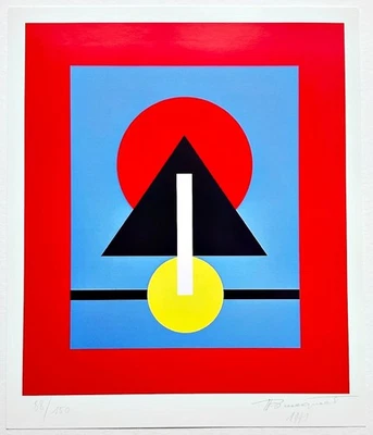 Marcel Baugniet, Siebdruck, handsigniert und limitiert - Bild 1 von 3