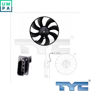 FAN RADIATOR 837-0021 FOR SKODA FABIA/II/Combi/Praktik ROOMSTER VW POLOIV 1.4L - Picture 1 of 6