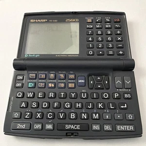 SHARP YO-530 Electronic Organizer w/Batteries Tested & Working Vintage 256kb - Picture 1 of 5