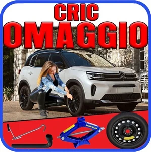 Ruotino Di Scorta 5Fori Misura Da 18 Citroen C5 Aircross Con Cric Crick + Chiave - Photo 1/10