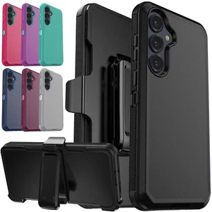 For Samsung Galaxy S25/S25+/S25 Ultra Shockproof Hybrid Case Cover / Belt Clip - Bild 1 von 63