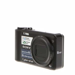 Sony Cybershot DSC-H55 14.1MP Digital Camera Black W/ Charger&Batterie&card - Picture 1 of 8