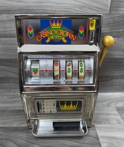 VINTAGE WACO "CASINO CROWN" NOVELTY RETRO SLOT MACHINE TESTED WORKING - Picture 1 of 6