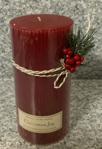 ⚡️Threshold Holiday Cinnamon Joy Ribbed Pillar Candle (6x3) - Picture 1 of 3