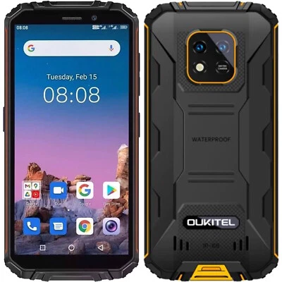 Oukitel WP18 4G Black/Orange 32GB + 4GB Dual-Sim Factory Unlocked GSM NEW - Image 1 of 3