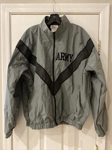 JWOD Skilcraft US Army Issue PFU Military Warmup Jacket Windbreaker SZ M/Reg - Picture 1 of 4