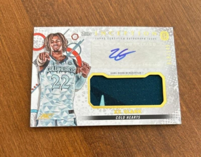 ZZ Clark 2022 Topps Inception OTE Rookie Patch Auto Cold Hearts IARC 18/149 RC - Image 1 of 2