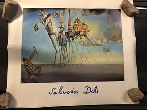 SALVADOR DALI POSTER ""DIE VERSUCHUNG DES HEILIGEN ANTHONY"" 1946 - Bild 1 von 1