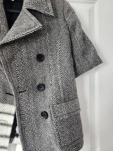 Michael Kors Women's Woolblend Beautiful Short Sleeves Blazer Sz Medium - Picture 1 of 12