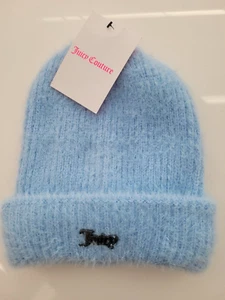 Bnwt juicy couture baby blue beanie hat one size bnwt - Picture 1 of 12