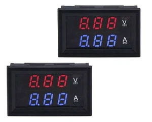 ATEC - 2 x 0.28"LED Amperometro Voltmetro Digitale DC 0-100V 10A Doppio Display - Imagen 1 de 7