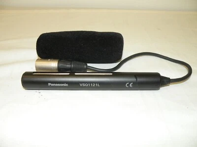 PANASONIC VSQ1121L XLR 3 PIN SHOTGUN STYLE CAMCORDER MIC W/ WIND SOCK - image 1 of 3