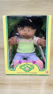 2005 Cabbage Patch Kid Classic Kathleen Athena afro-americano novo e lacrado - Imagem 1 de 4