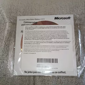 Microsoft Office Basic 2003 ( CD et licence ) pour PC Fujitsu Siemens - Picture 1 of 2