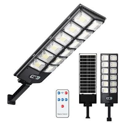 Solar LED Street Light- 1000000LM Commercial Grade with Remote for Gardens&Roads - Image 1 of 4