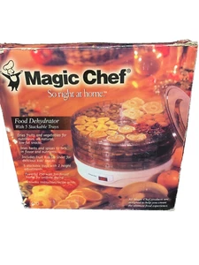 Vintage Magic Chef Electric Food Dehydrator 470 5 Stackable Trays - Picture 1 of 7