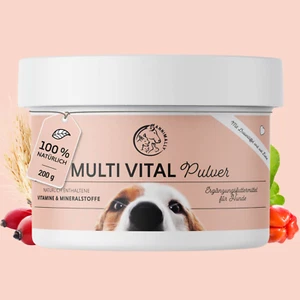 Annimally Vitamine für Hunde I Multivitamin Komplex Pulver mit Mineralien 200g - Bild 1 von 7