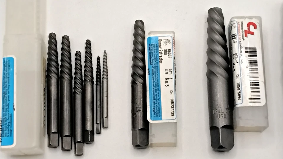 Chicago Latrobe Screw Extractor Lot Numbers 1,3,4,5,6,7 - Image 1 of 4
