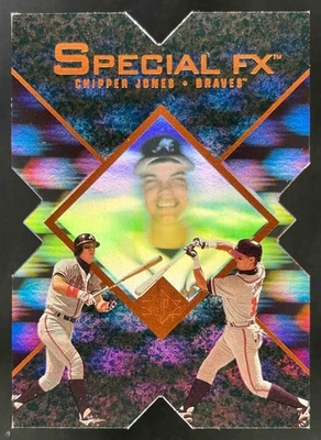 1997 SP Baseball Chipper Jones Special FX #7 Atlanta Braves - Image 1 of 2
